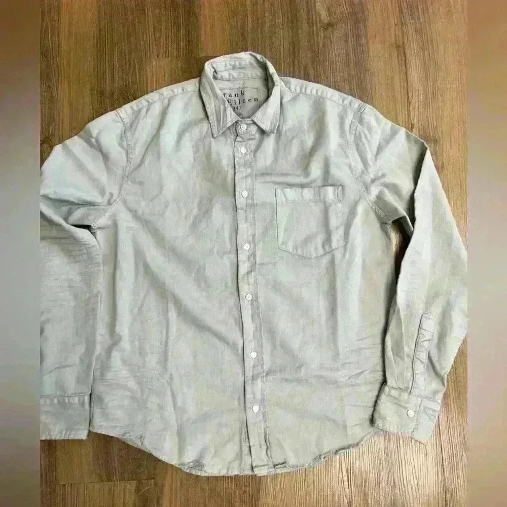 Frank & Eileen Luke Men’s Button Up Size XXS Gray Shirt